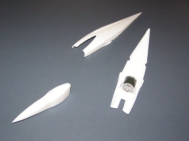 P.1154 Fuselage and engine - you cant see it, but I know its there!