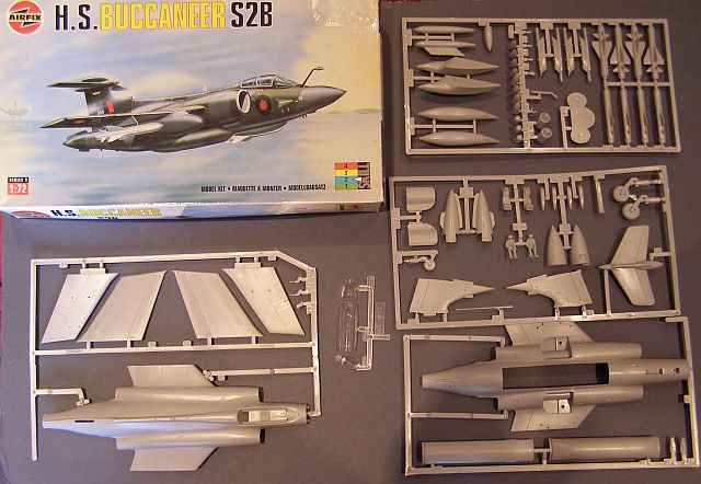 Comparison with Airfix S.2 kit: